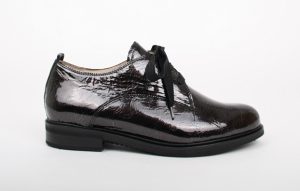 Verhulst 6420 Chiara zwart lak veterschoen