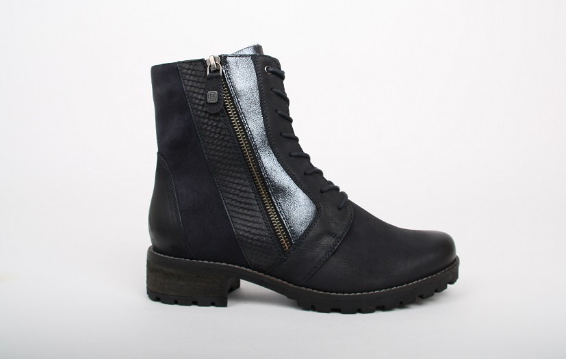 Helioform 658 blauw H veterboot - Vreeken schoenen Alblasserdam