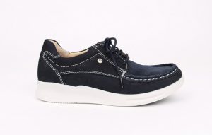 Wolky 0590110 blauw veterschoen