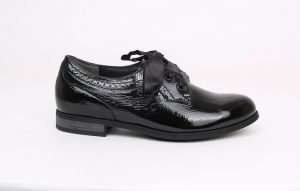 Durea 6234 G zwart veterschoen