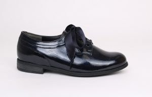 Durea 6241 G donkerblauw veterschoen