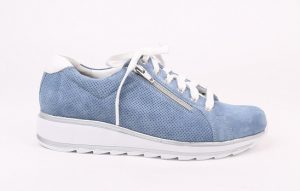 Durea 6239 H blauw veterschoen