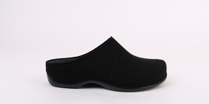 Berkemann 01025 Florina zwart H pantoffels - Vreeken schoenen Alblasserdam