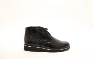 Durea 9654 H  zwart lak veterboot