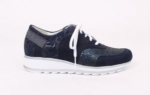 Durea 6225 H JerseyBlauw veterschoen