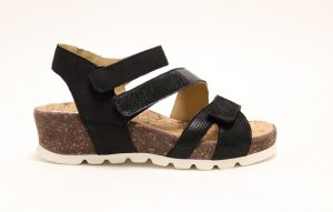 Durea 7405 K Zwart sandaal
