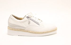 Durea 6265 H wit veterschoen