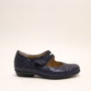 Durea 5737 H blauw klittenbandschoen