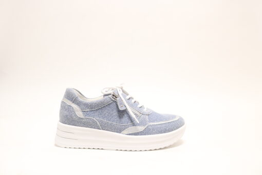 Waldläufer 755004 H Arianna denim veterschoen