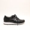 Durea 6225 K zwart veterschoen