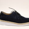 Durea 6191 H blauw veterschoen