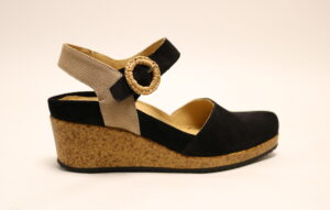 Durea 5919 H Zwart sandaal