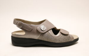 Solidus73500 H Lia beige stretch sandaal