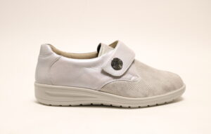 Solidus 29506 K Kate zilvergrijs klittenbandschoen