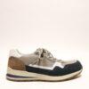Mephisto 4284 Bradley Donkerblauw-grijs-wit veterschoen