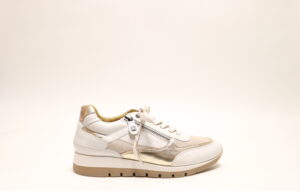 Helioform 281.003 H Wit/goud veterschoen