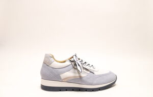 Helioform 249.001 K wit/lichtblauw veterschoen