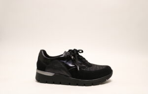 Waldläufer Ramona K zwart veterschoen