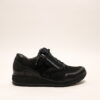 Durea 6279 H Zwart veterschoen