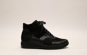 Durea 9745 K veterschoen zwart