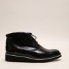 Durea 9654 H  zwart lak veterboot