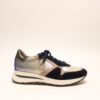 DL Sport 6338 d.blauw goud sneaker