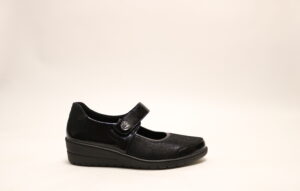 Solidus 25503 Helia H zwart bandschoen