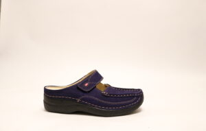 Wolky 0622713 donkerblaue Roll slipper