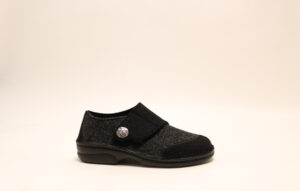 Berkemann 03558 Jarla zwart/grijs pantoffels