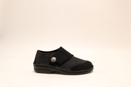 Berkemann 03558 Jarla zwart/grijs pantoffels