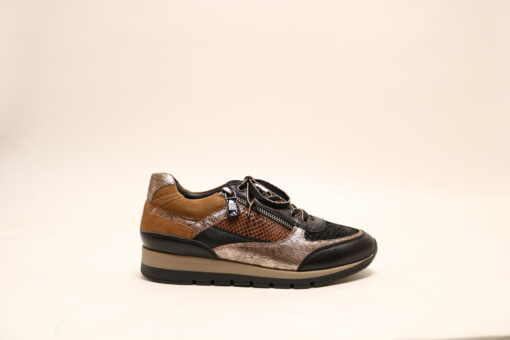 Helioform 281.005 H zwart/goud veterschoen