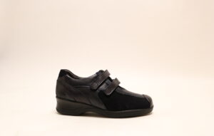 Xsensible 10027 Lucia H zwart klittenbandschoen