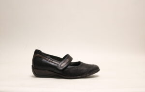 Xsensible 10072 zwart klittenbandschoen