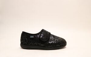 Q fit 2002 Geneve zwart pantoffels