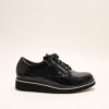 Durea 6265 K Blauw lak veterschoen