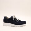 Durea 6263 H Blauw veterschoen