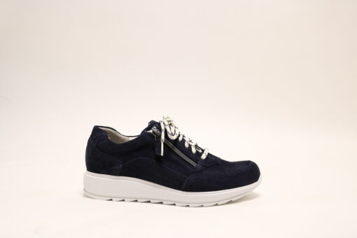 Durea 6263 H Blauw veterschoen