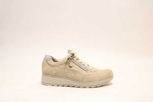 Durea 6263 H Taupe veterschoen