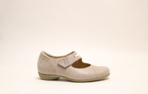 Durea 5737 H Taupe klittenbandschoen