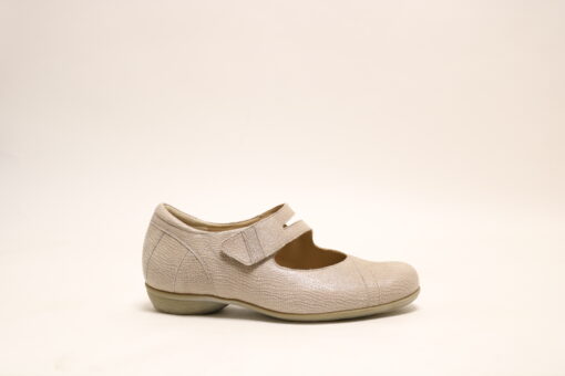 Durea 5737 H Taupe klittenbandschoen