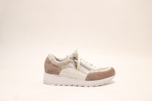 Durea 6263 G beige veterschoen