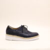 Durea 6191 H Blauw veterschoen