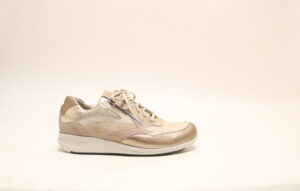 Durea 6306 H Goud veterschoen