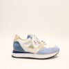 Footnotes 32007 Elke K blauw wit veterschoen