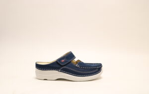 Wolky 062271 Denimblauw Roll slipper
