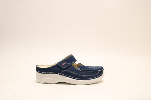 Wolky 062271 Denimblauw Roll slipper