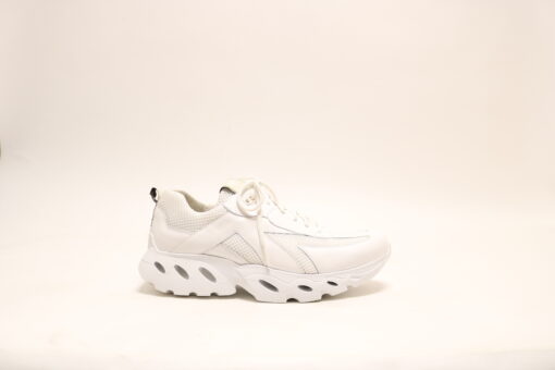 Durea 6309 H wit veterschoen