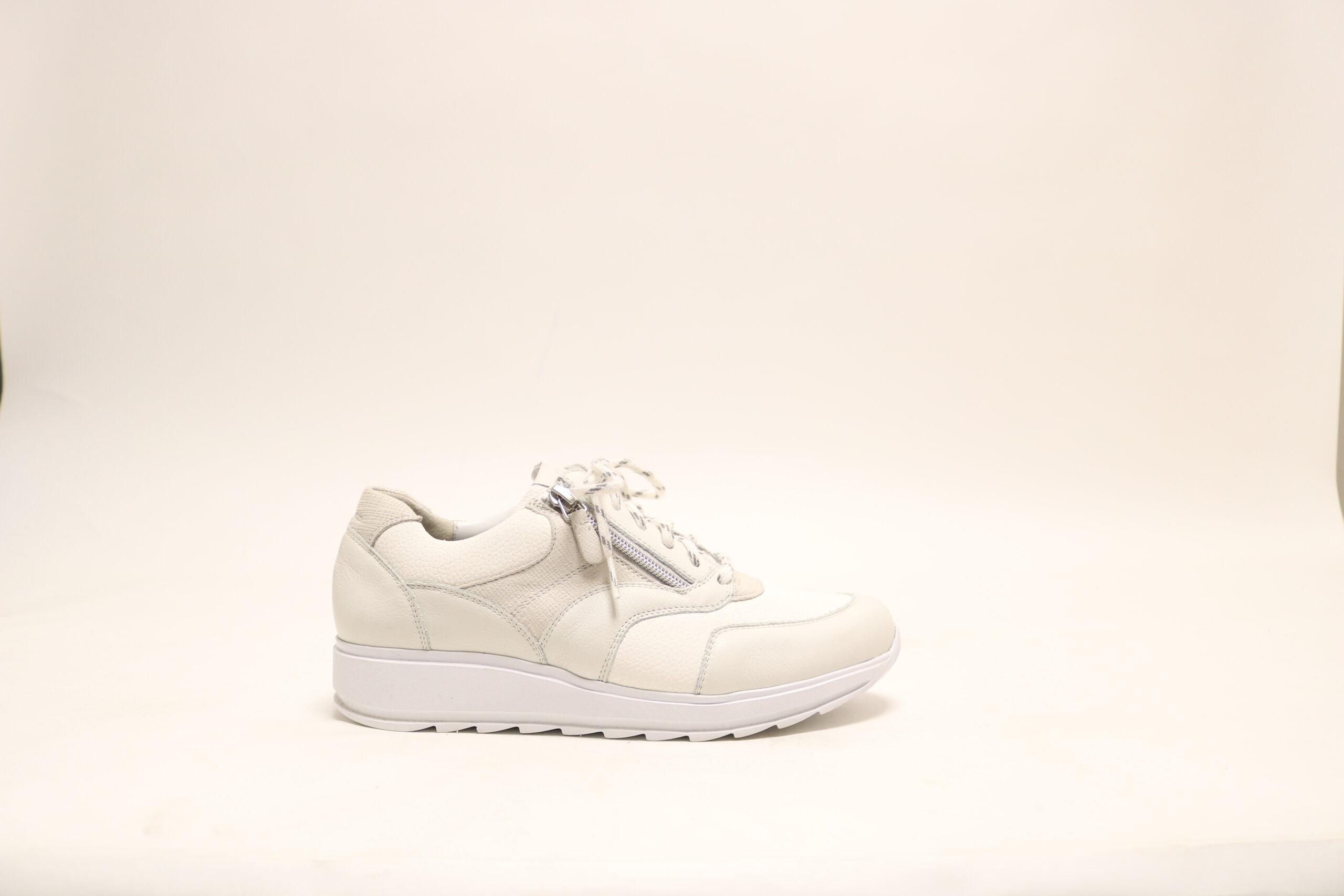 Durea 6279 K wit veterschoen