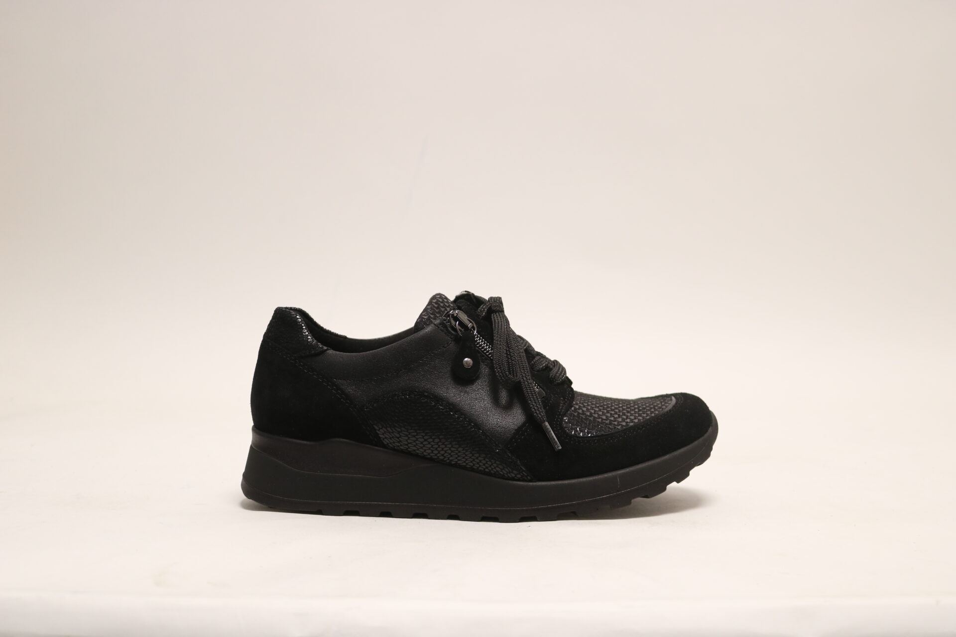 Waldläufer 64007 H Zwart veterschoen