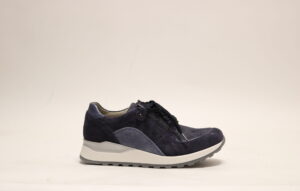 Waldläufer 64007 H Blauw veterschoen